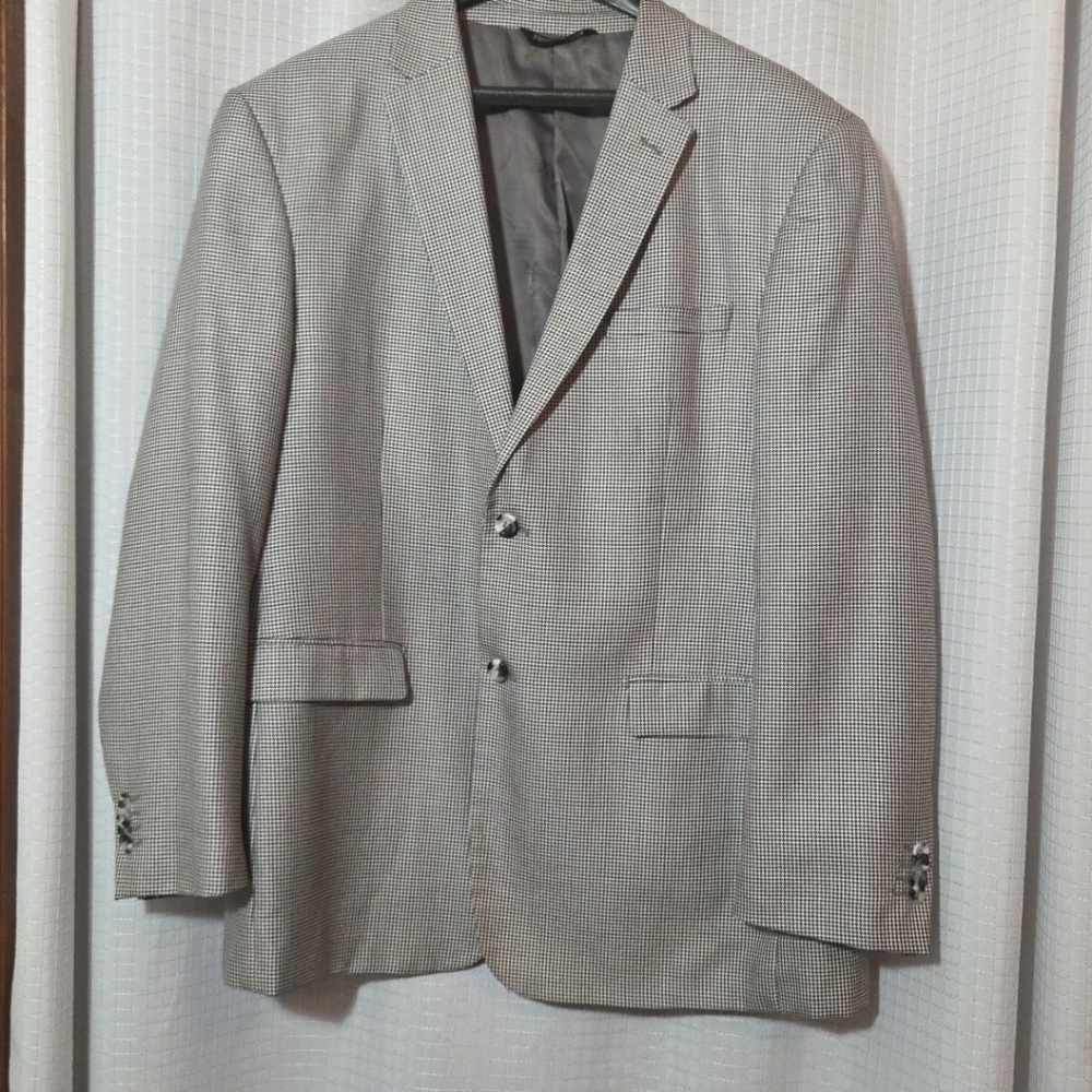 ProntoModa Italia Lana Lux Silk Wool, Cashmere Jacket Blazer Suit Coat Mens 46R